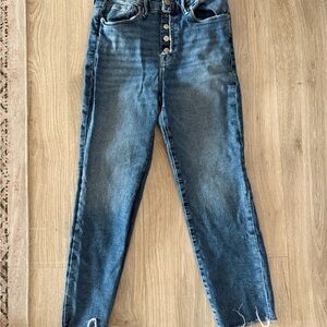 Good American slim straight jeans